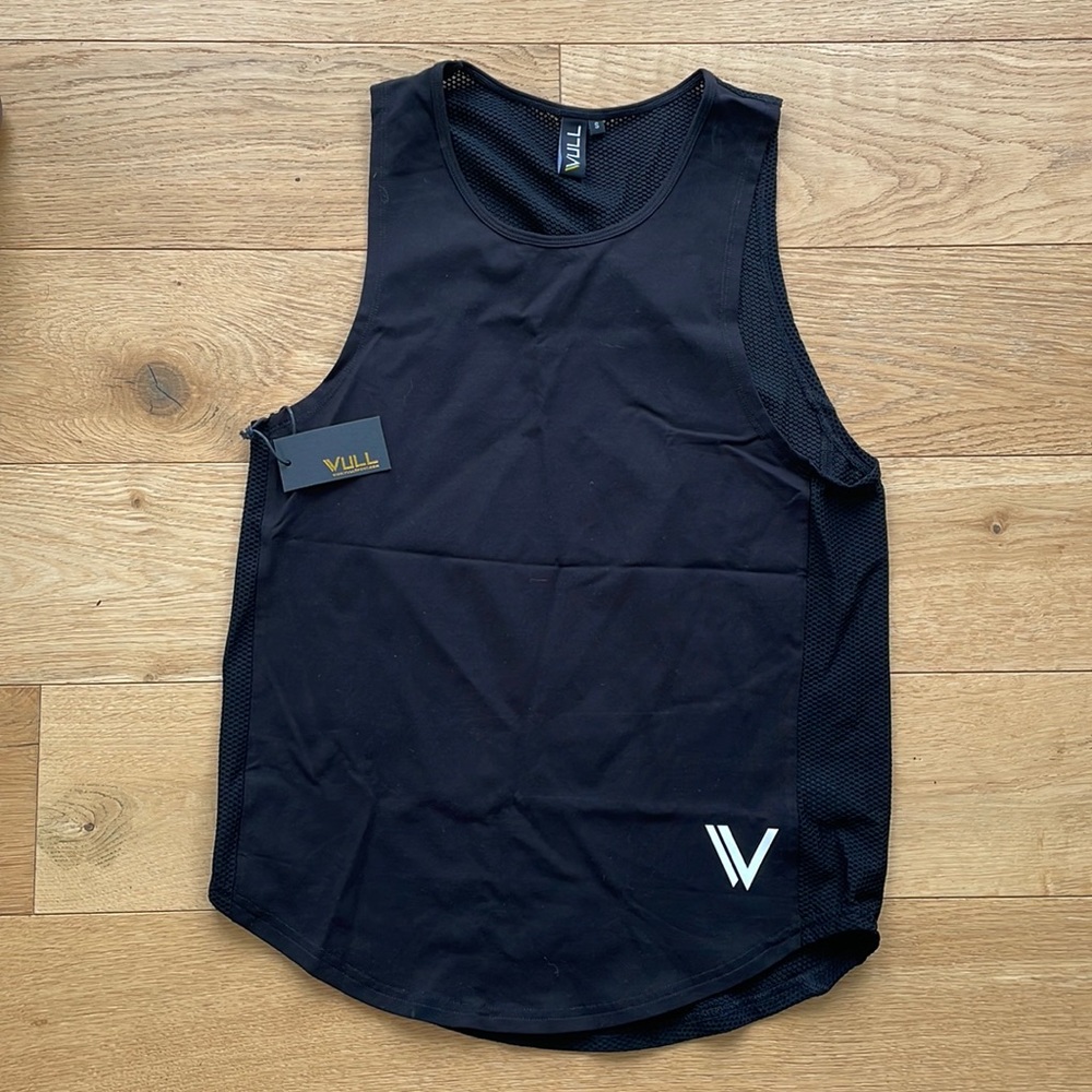 Vull Sport Mens Vented Training Tank Size Small Crossfit Running